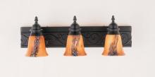 Hi-Lite MFG Co. H-2Y-2B-BK01 MARBLE - 2-LITE WALL BRACKET/BATH AND VANITY